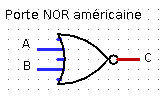 Porte NOR américaine