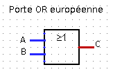 Porte OR européenne