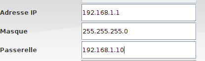 Configuration de 192.168.1.1